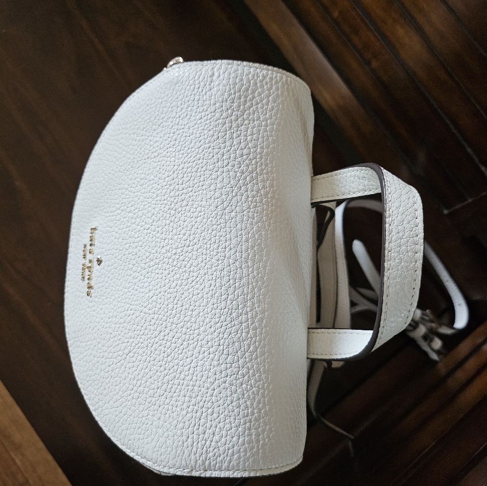 Kate Spade Canvas & Pebbled Leather Backpack! NWOT! - Picture 10 of 15